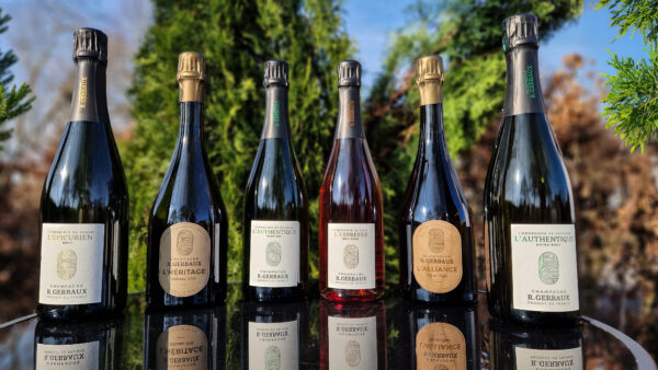 Champagne Smagekasse med 6 flasker fra R. Gerbaux – en eksklusiv samling af champagner fra Frankrig.