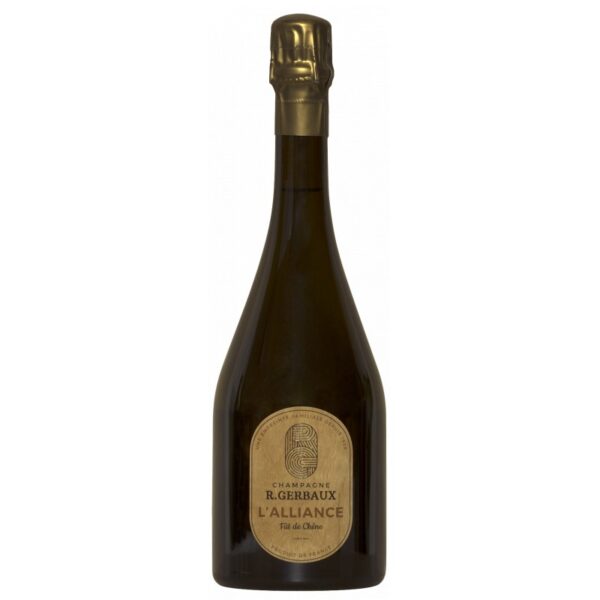 L’Alliance Fûts De Chêne Extra Brut Champagne – Modnet på egetræsfade – Fyldig og karakteristisk med duft af fersken, blommer, peber og tørrede blomster.