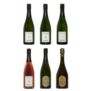 Champagne Smagekasse med 6 flasker fra R. Gerbaux – en eksklusiv samling af champagner fra Frankrig.
